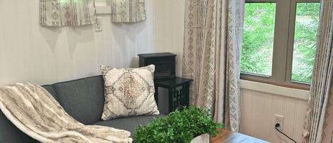 TV connectée, cheminée