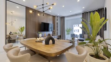 Apartamento superior | Sala de jantar