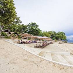 Private beach