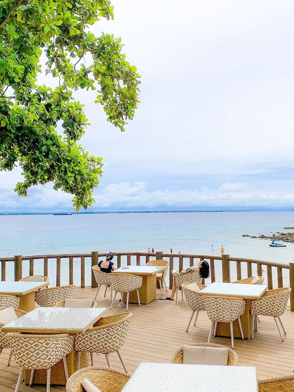 Private beach
