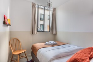 3 soverom, strykejern/-brett, reiseseng for barn og wi-fi (inkludert)