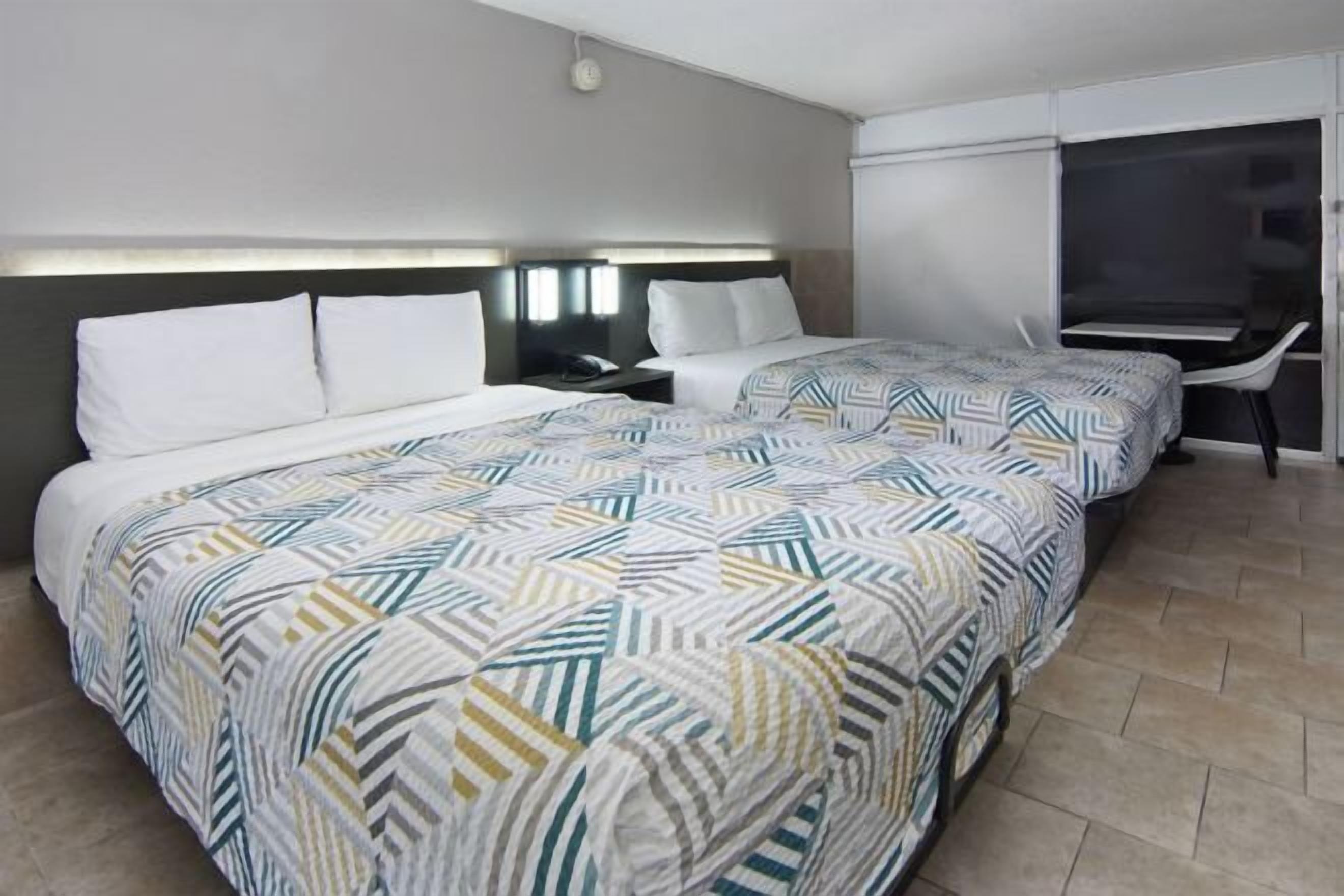 Desk, blackout curtains, iron/ironing board, free WiFi