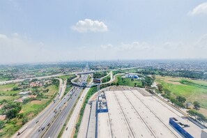 Studio | View from room - Best Deal And Homey Studio Sky House Alam Sutera Apartment (Tangerang)