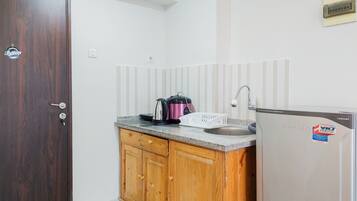 Estúdio | Cozinha privada | Geladeira grande, cooktop