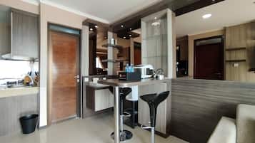 Leilighet | Eget kjøkken | Kjøleskap og kokeplater