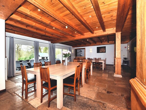 Dining - Cottage on the banks of the Ourthe in Durbuy (Durbuy)