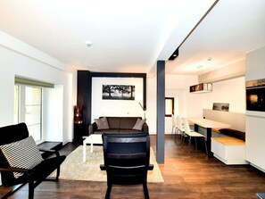 Living area - Manor house loft in Robertville (Robertville)