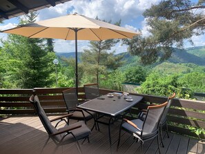 Outdoor dining - Bungalow with View near Coo (Stavelot)