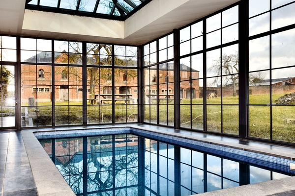Indoor pool, a heated pool