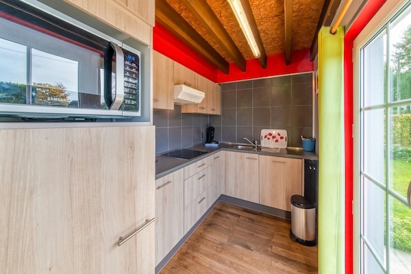 Frigorifero, microonde, piano cottura, lavastoviglie