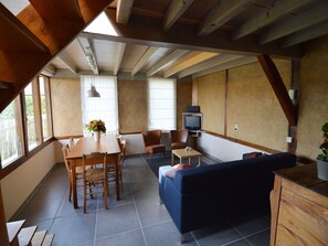 TV, DVD player, stereo - Comfortable Home with Sauna (Vloesberg (flobecq))