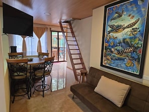Living area - Cool Waters Jungle Villas (Bahía Ballena)