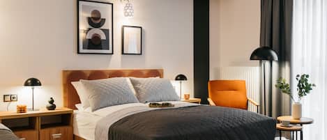 1 quarto, individualmente decorados, individualmente mobiliados