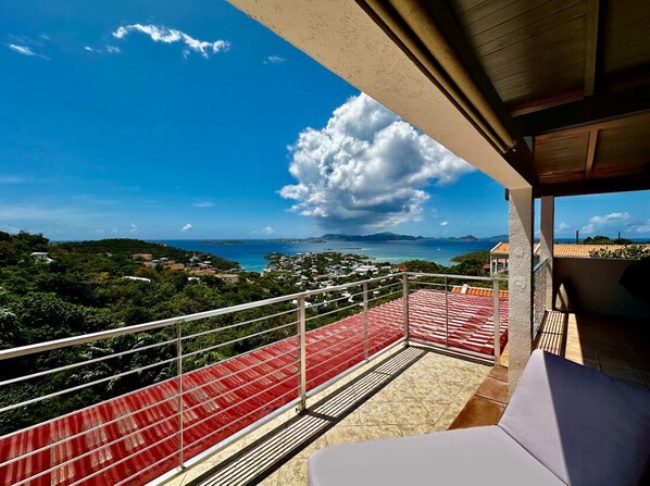 Property grounds - Panoramic Views! Grand Upper Villa w/ Huge Patio, Starlink & Pool - Mandavilla (Cruz Bay)