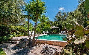 Pool - Villa 'Es Romagueral' with Mountain View, Private Pool and Wi-Fi (Artà)