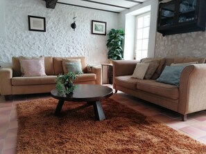 TV, fireplace, DVD player, table tennis