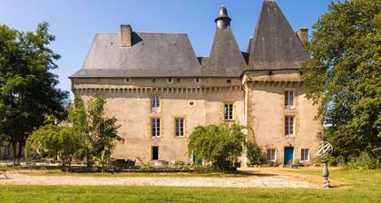 Castle in Chaleix with Pool and Views