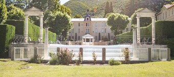 Studio in Montbrun Castle with Pool