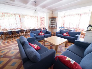 Tv, pejs, bordfodbold, bordtennisbord