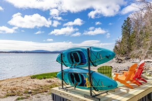 Sun loungers, beach towels