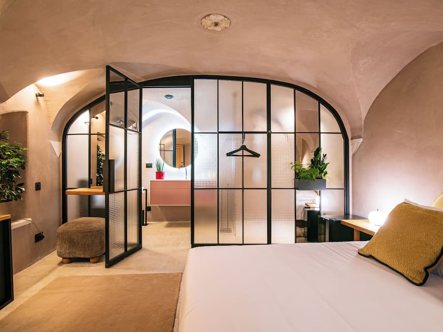 Eenvoudige kamer | Lakens van Egyptisch katoen, luxe beddengoed