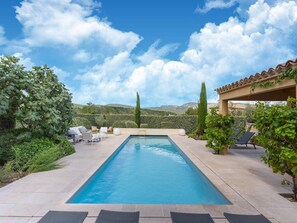 Una piscina riscaldata