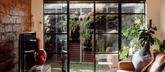 Great 50 meter square architectural fitout with a cosy modern vibe to relax in 