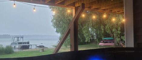 Baignoire à remous extérieure