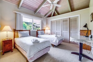 3 chambres, bureau, Wi-Fi, draps fournis