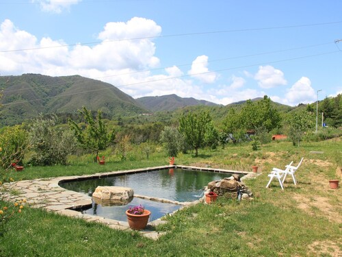 Holiday Home in Tuscany with Natural Pond