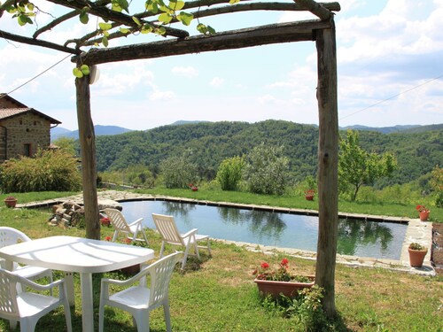 Holiday Home in Mulazzo with Natural Pond