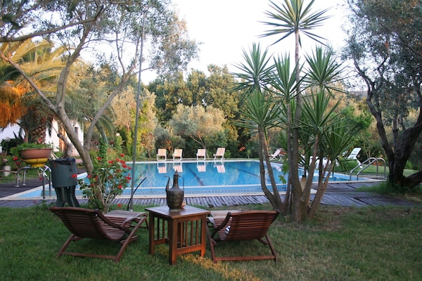 Schwimmbad des Ferienhauses
