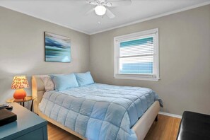 2 chambres, fer et planche à repasser, Wi-Fi, draps fournis