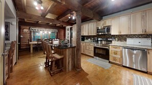 Cabin, Multiple Beds, Hot Tub, Mountain View | Private kitchen | Coffee/tea maker - Three Bears of Gatlinburg (Gatlinburg)