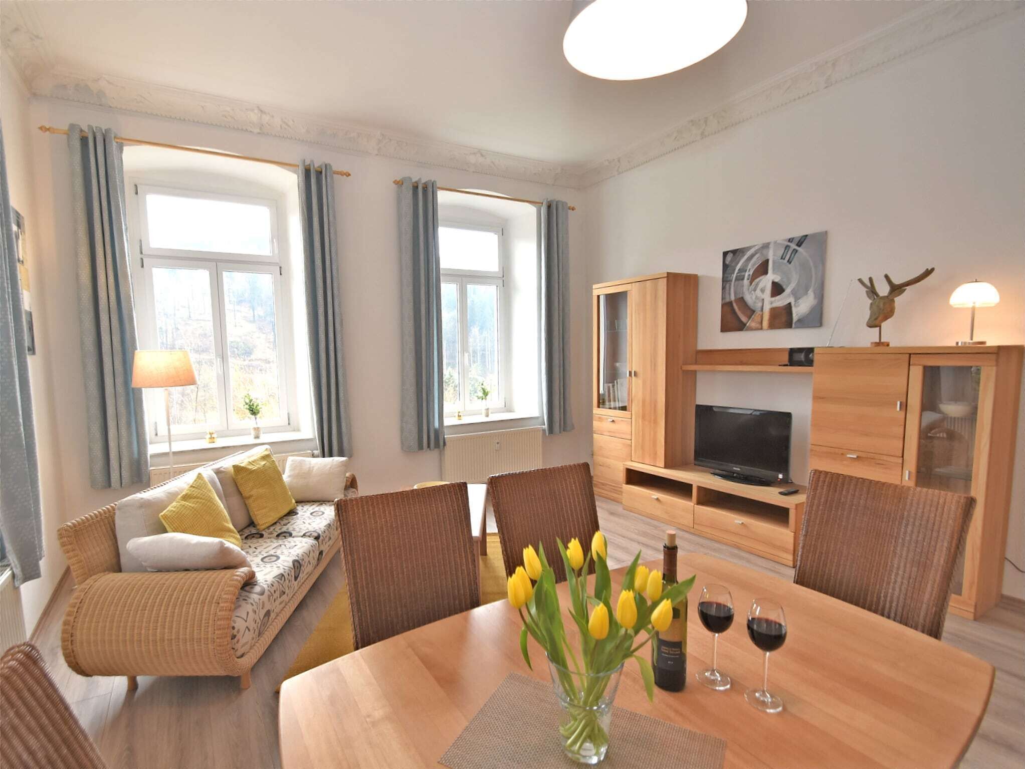 Fernseher, Stereoanlage