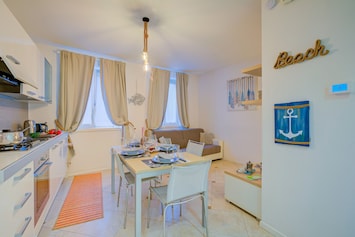 Kitchen and dining area