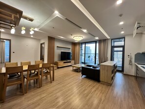 Appartement Supérieur, 3 chambres | Coin séjour