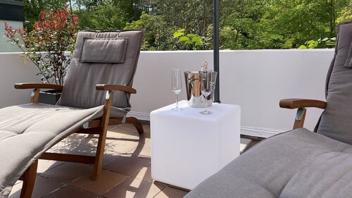 Ferienhaus 'Ferienwohnung Strandgut' mit privater Terrasse und WLAN