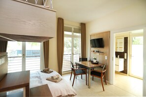 1 soverom, strykejern/-brett, wi-fi (inkludert) og sengetøy