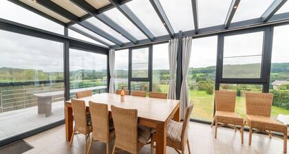 Cozy holiday home in Malmedy with a beautiful view