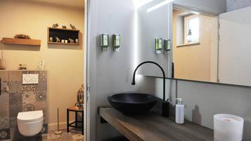Shower, hair dryer