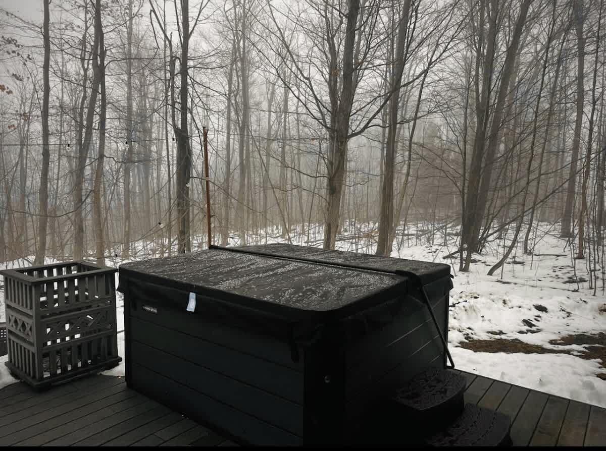 Idromassaggio all'aperto