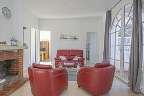 TV connectée, cheminée