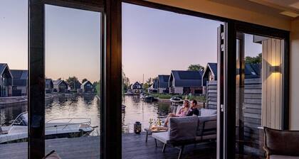 Water Villa in Balk with Private Jetty