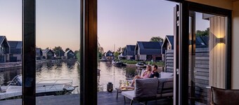 Water Villa in Balk with Private Jetty