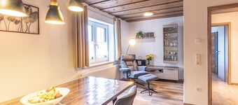 Rummelig lejlighed med sauna