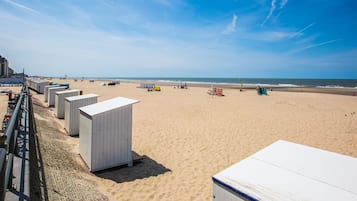 Vlak bij het strand