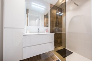 Shower, hair dryer