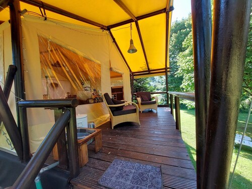 Romantische Safari-Zelt-Lodge
