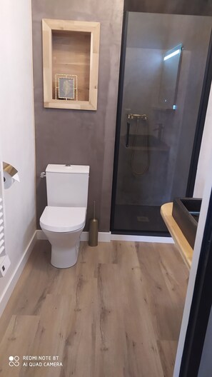 Regadera, amenidades de baño ecológicas, secadora de cabello, toallas